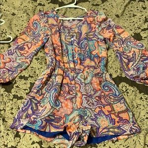 Paisley print dress